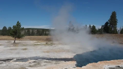 Ojo Caliente Spring Stock Footage 115787146