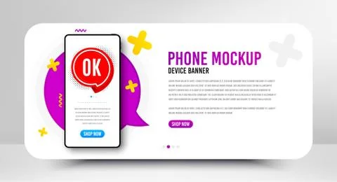 OK badge. Approved chat bubble. Vector Illustrazione stock