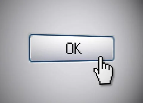 OK button Stock Illustration