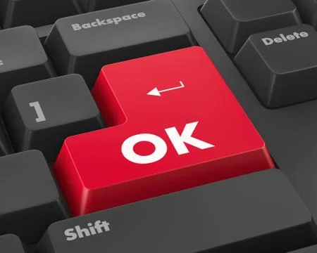 Ok button Illustration