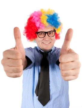 Ok clown Foto stock