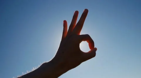 Ok  gesture Stock Footage 59954049