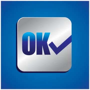 Ok icon 스톡 일러스트