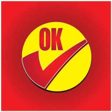 Ok icon Stockillustratie