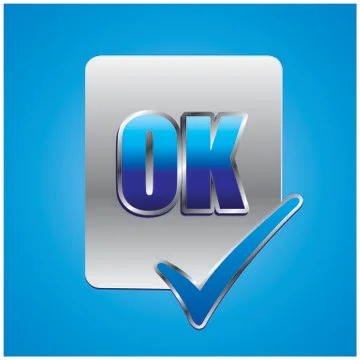 Ok icon 스톡 일러스트