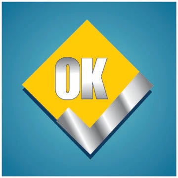 Ok icon Stockillustratie