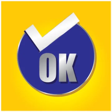 Ok icon Stockillustratie