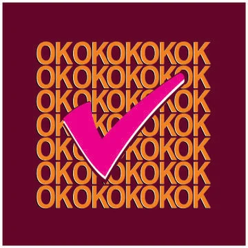 Ok icon 스톡 일러스트