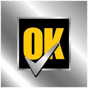 Ok icon Stock Illustration