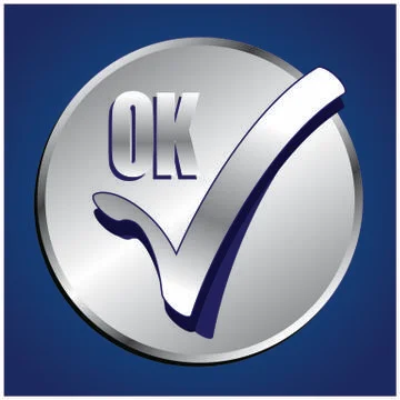 Ok icon 스톡 일러스트