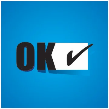 Ok icon 스톡 일러스트