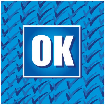 Ok icon 스톡 일러스트