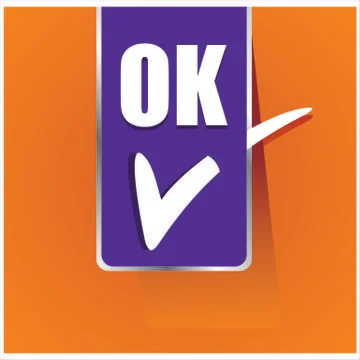Ok icon 스톡 일러스트