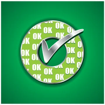 Ok icon Stockillustratie