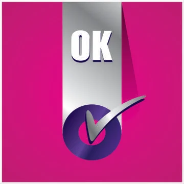 Ok icon Illustrazione stock