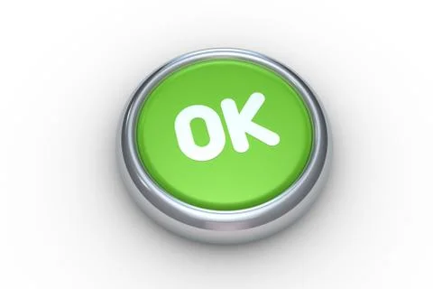 Ok push button Stock-Illustration