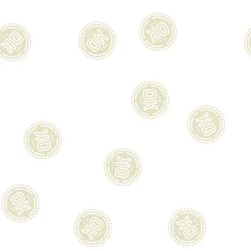 Ok quality glyph seamless pattern イラスト素材