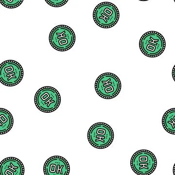 Ok quality vector seamless pattern イラスト素材
