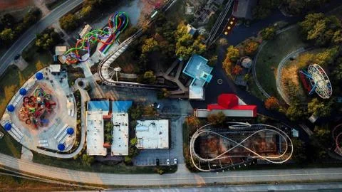 OK Rollercoasters Stock Photos