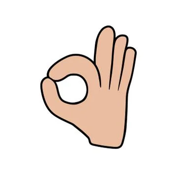 Ok sign Stock-Illustration
