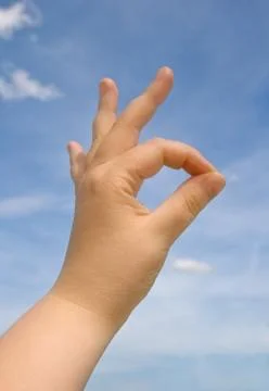 OK sign Stock Photos