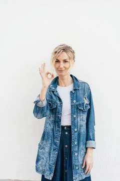 Ok sign Foto stock