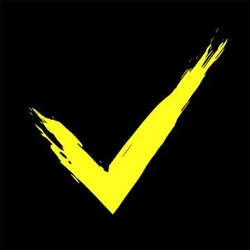 The OK symbol is drawn by hand with a brush. Sign of consent, approval. Vecto 库存插图