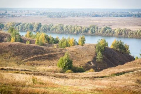 Oka river Stock-Fotos