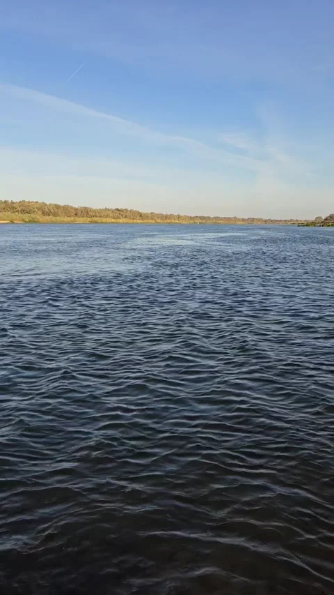 Oka river stream Stock Footage 289158116