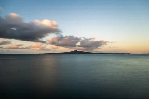 Okahu Bay sunset Stock Photos