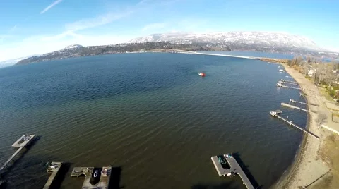 Okanagan Bridge Spring 2016 Stock Footage 62770759
