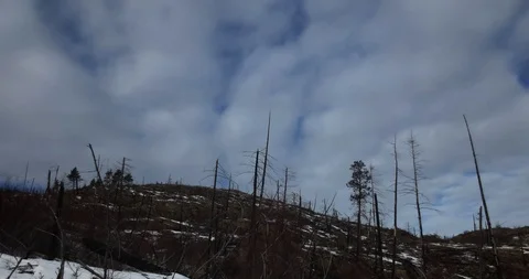 Okanagan Valley With Moving Clouds Stock Footage 108912426