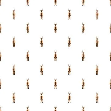 Okapi animal cartoon seamless repeating pattern design Illustrazione stock
