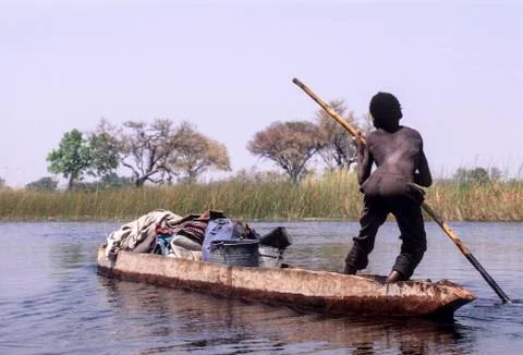 Okavango delta, botswana Stock Photos