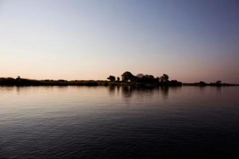 Okavango Delta Sunset Stock Photos