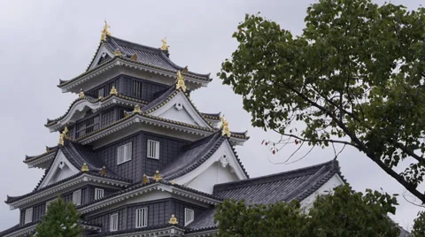 Okayama Castle Stock Footage 32353831