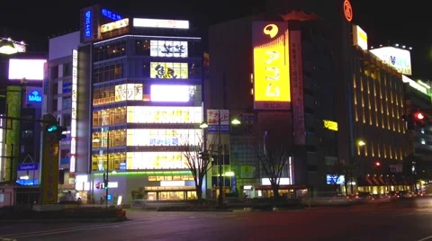 Okayama timelapse Stock Footage 41232320