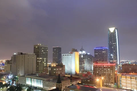 OKC STORM TIMELAPSE Stock Footage 104113721