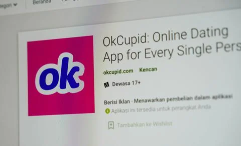 Okcupid website Stock Photos