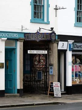 OKEHAMPTON, DEVON - JULY 30, 2026:  Entrance to the Museum of Dartmoor Life.. Stock Photos