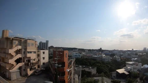 Okinawa from a train. Stock Footage 107690471
