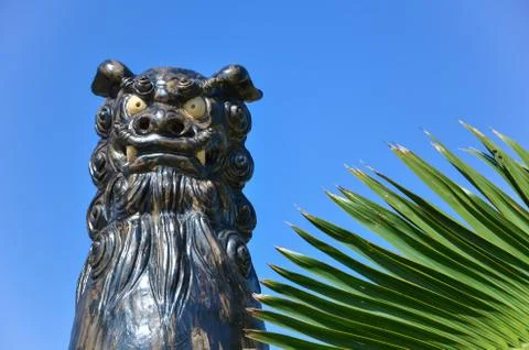 Okinawan guard Stock Photos