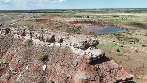 Oklahoma Bluffs9 Video stock 275399047