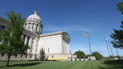 Oklahoma Capitol Building Video stock 32201830