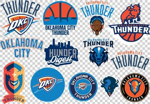 Oklahoma City Thunder Stock Illustration