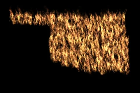 Oklahoma on Fire Stock Footage 729101