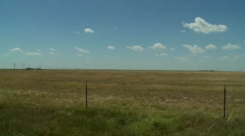 Oklahoma Panhandle in summer Video stock 40431400