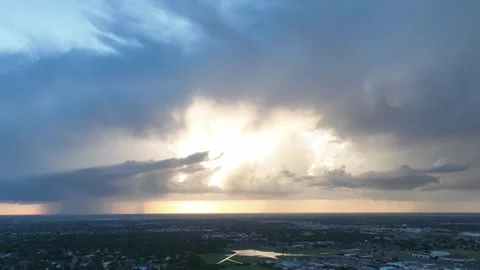 Oklahoma Rain Time Lapse Video stock 276440304