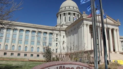 Oklahoma State Capital 3 Video stock 41382038
