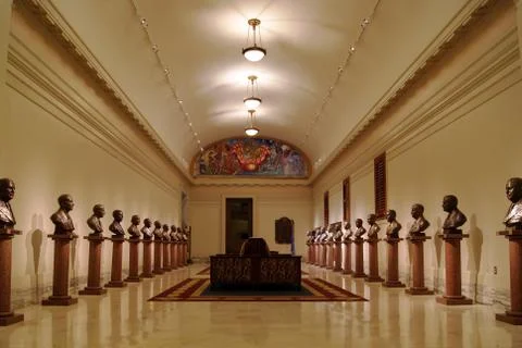 Oklahoma State Capitol interior Stock Photos